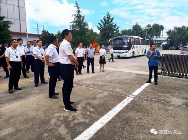 全市園區(qū)黨建暨兩新組織黨建工作觀摩團(tuán)來(lái)我公司觀摩指導(dǎo)